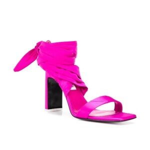 The Attico Wraparound Ankle Tie Sandals
